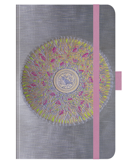 Calendrier 2023 Korsch Verlag Premium Notes Small "Blütenmandala" | Korsch Verlag