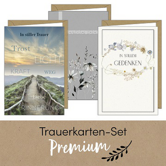 Cover zu Trauerkarten-Set Premium - 3 Karten
