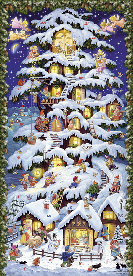 Cover zu Adventskalender "Waldhaus"