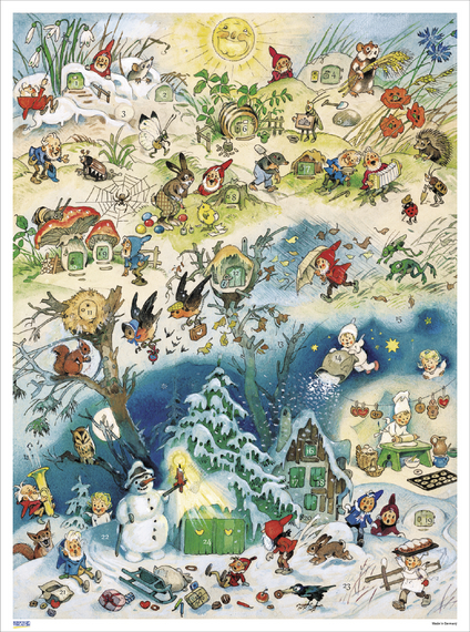 Cover zu Adventskalender »Vier Jahreszeiten« 29 x 39 cm