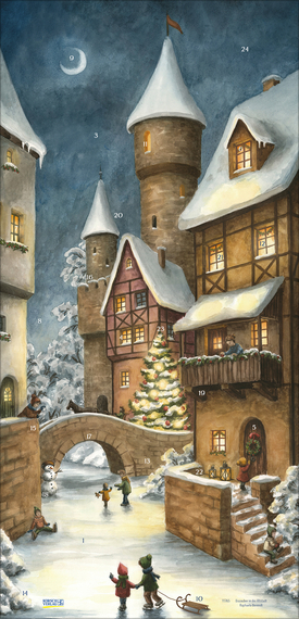 Cover zu Adventskalender &raquo;Eiszauber in der Altstadt&laquo;