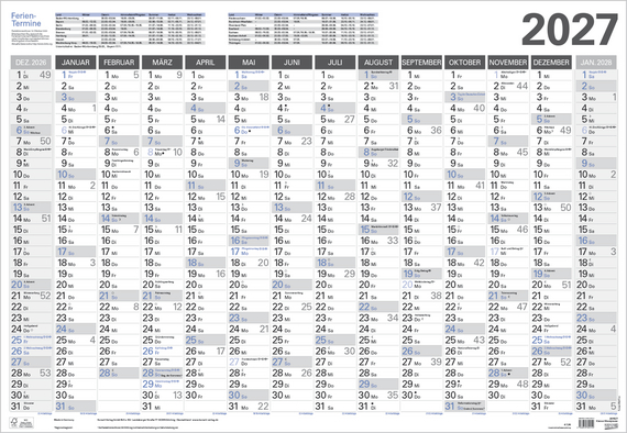 Cover zu Kleiner Wandtimer 2027