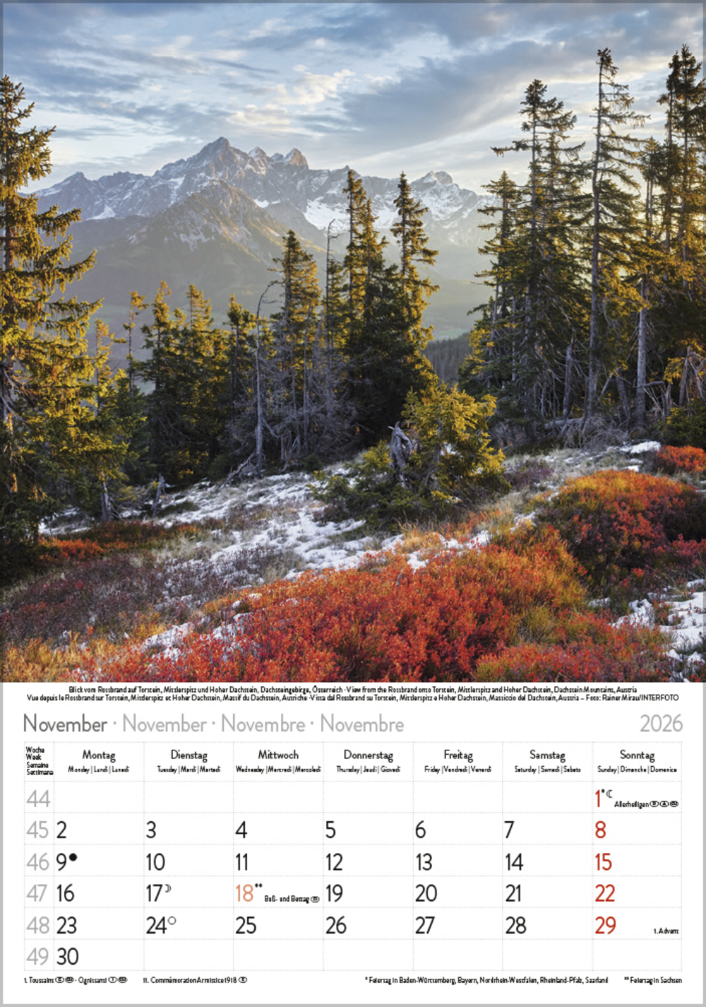 Die Alpen 2026 | Korsch Verlag