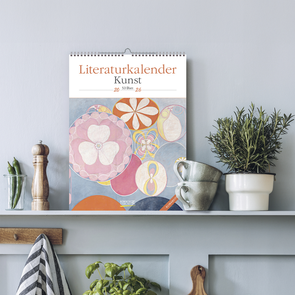 Literaturkalender Kunst 2026 | Korsch Verlag