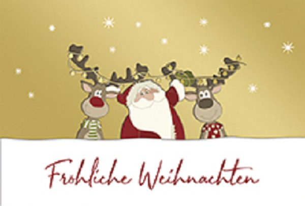Weihnachtskarten- Sortiment, 10 Motive, Innenansicht #2