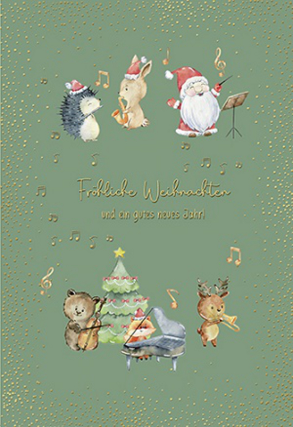 Weihnachtskarten- Sortiment, 10 Motive, Innenansicht #9