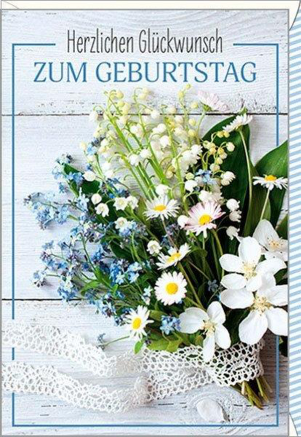 Geburtstagskarten- Sortiment, 10 Motive, Innenansicht #12