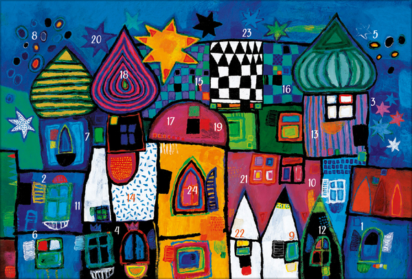 Adventskarten-Sortiment &raquo;Zauberserie&laquo; (3 x 1 Karte), Innenansicht #2