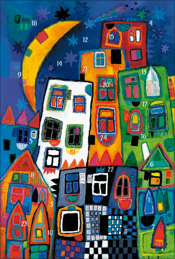 Adventskarten-Sortiment &raquo;Zauberserie&laquo; (3 x 1 Karte), Innenansicht #3