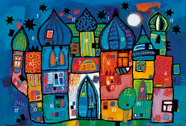 Adventskarten-Sortiment &raquo;Zauberserie&laquo; (3 x 1 Karte), Innenansicht #1