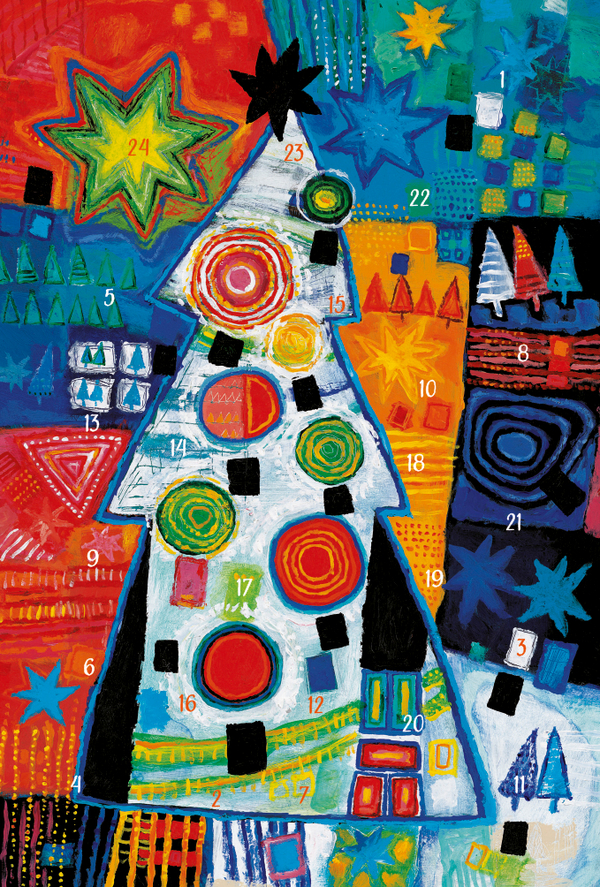 Adventskarten-Sortiment &raquo;Zauberserie&laquo; (3 x 1 Karte), Innenansicht #2