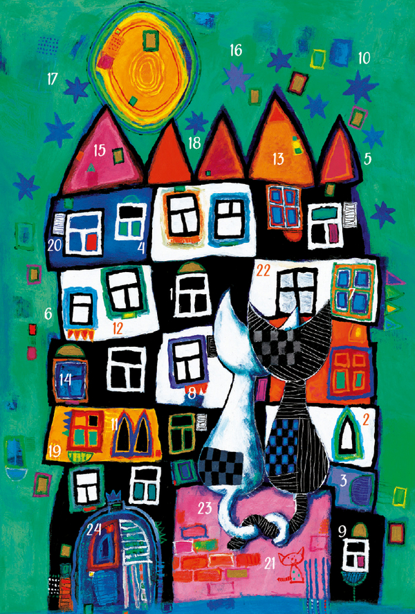 Adventskarten-Sortiment &raquo;Zauberserie&laquo; (3 x 1 Karte), Innenansicht #3