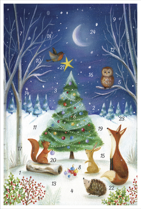 Adventskarten-Sortiment »Scandic« (3 x 1 Karte), Innenansicht #1