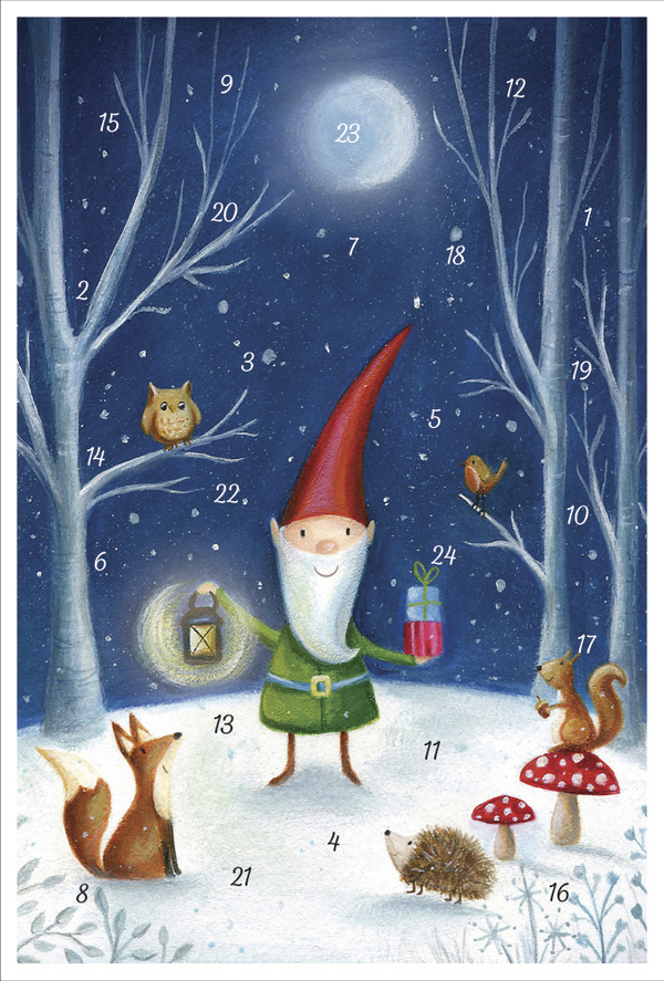 Adventskarten-Sortiment »Scandic« (3 x 1 Karte), Innenansicht #2