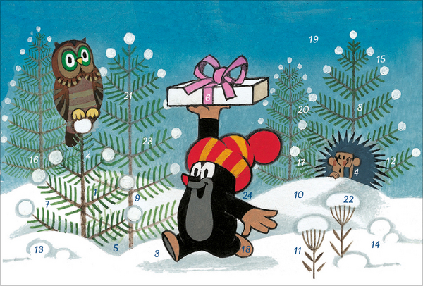 Adventskarten-Sortiment &raquo;Der kleine Maulwurf&laquo; (3 x 1 Karte), Innenansicht #3