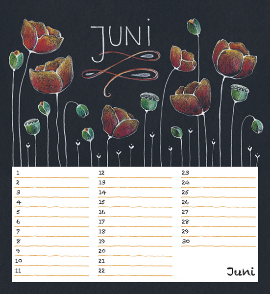Geburtstagskalender Chalk Love, Innenansicht #6
