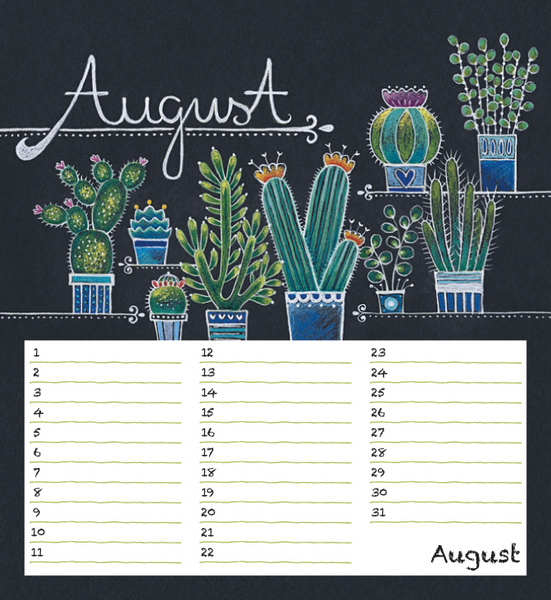 Geburtstagskalender Chalk Love, Innenansicht #8