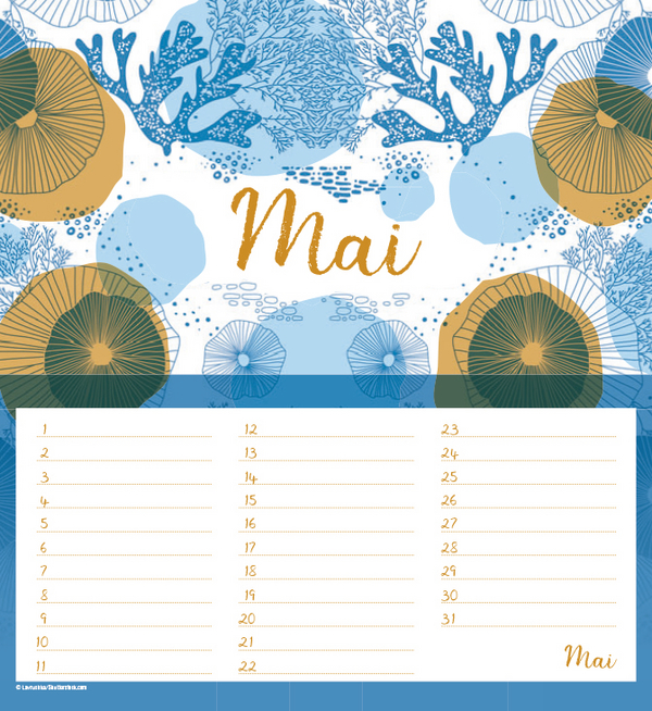 Geburtstagskalender Vitamin Sea, Innenansicht #5