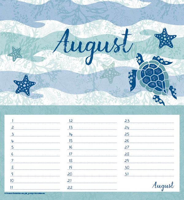 Geburtstagskalender Vitamin Sea, Innenansicht #8