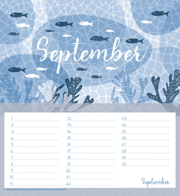 Geburtstagskalender Vitamin Sea, Innenansicht #9