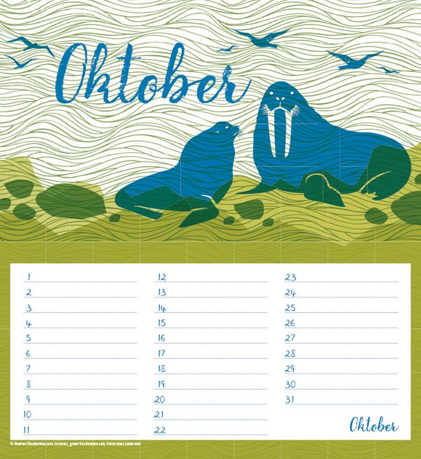 Geburtstagskalender Vitamin Sea, Innenansicht #10