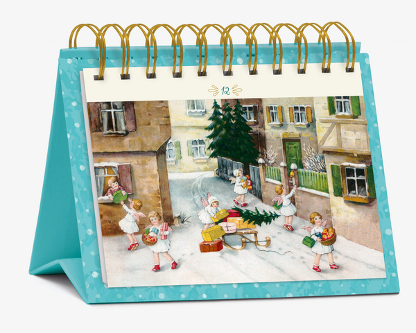 Postkarten-Adventskalender "24 nostalgische Grüße", Innenansicht #1