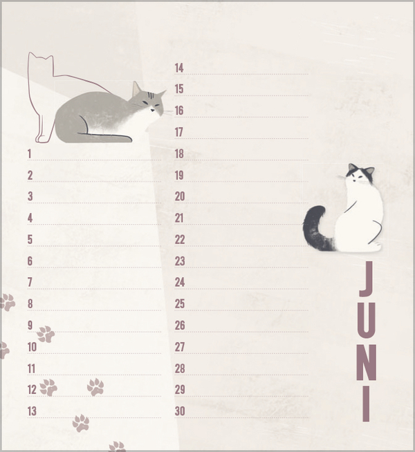 Geburtstagskalender Cats, Innenansicht #6