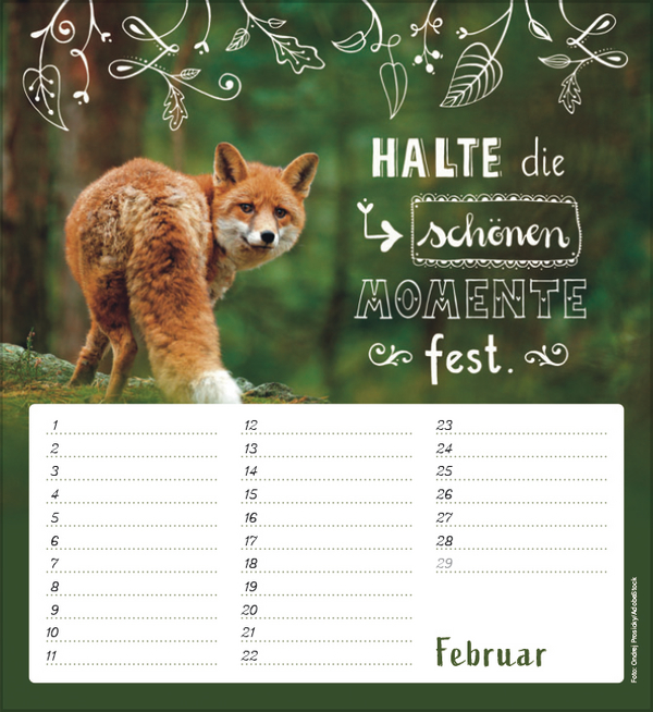 Geburtstagskalender Im herzen barfuß, Innenansicht #2