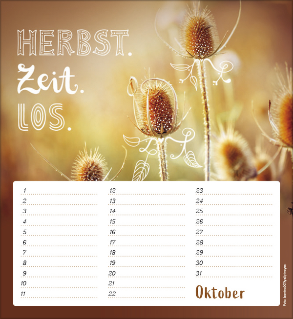 Geburtstagskalender Im herzen barfuß, Innenansicht #10