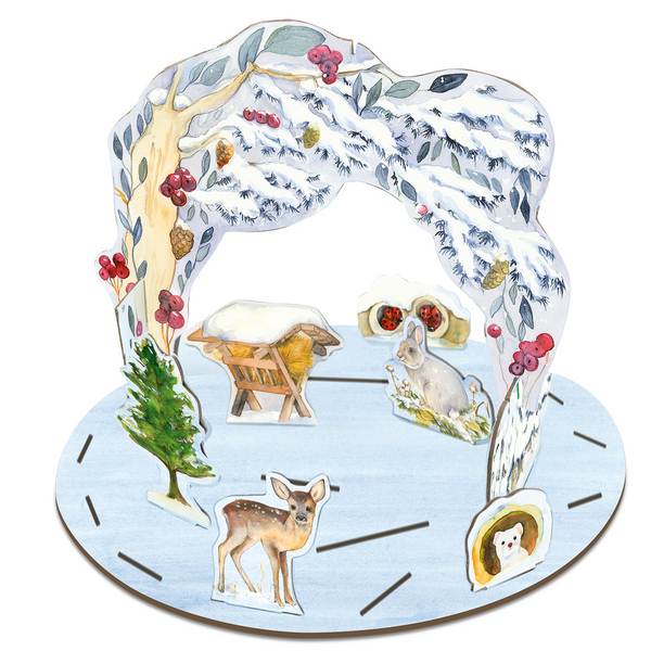 Steck-Adventskalender »Tiere im Winter«, Innenansicht #3