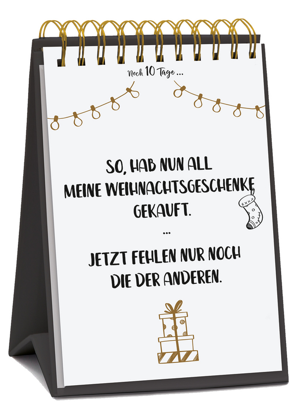 Tisch-Adventskalender »Visual Words«, Innenansicht #2