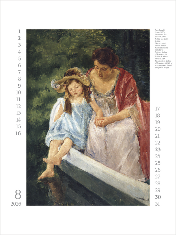 Wunderwelt großer Malerinnen 2026: Großer Kunstkalender., Innenansicht #8