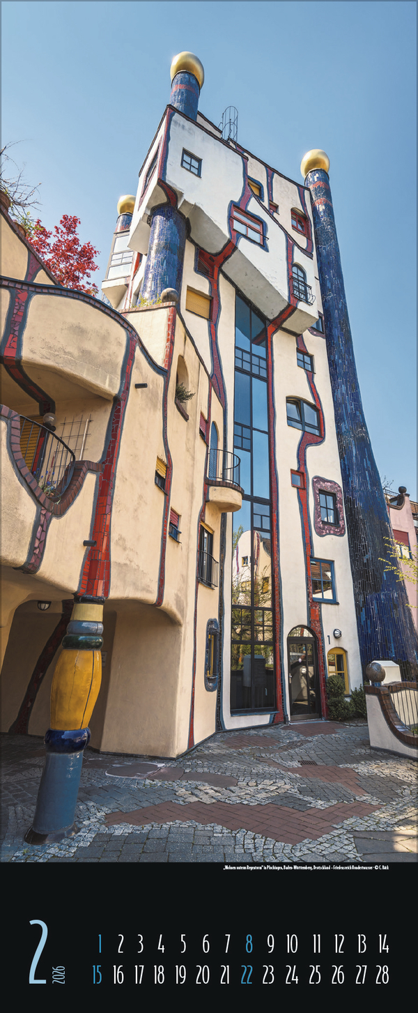 Hundertwasser Architektur 2026, Innenansicht #2