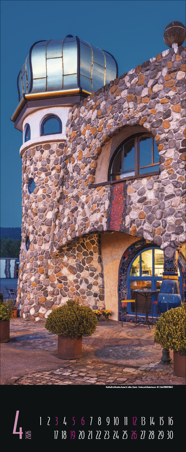 Hundertwasser Architektur 2026, Innenansicht #4