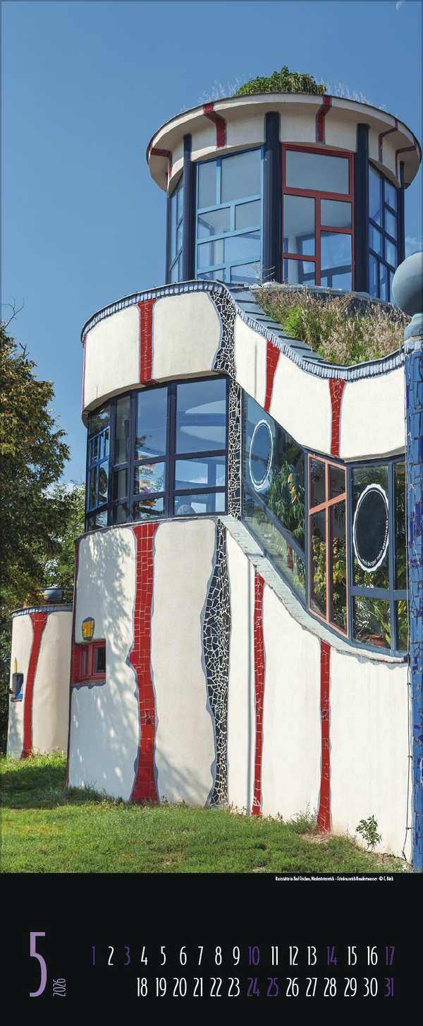 Hundertwasser Architektur 2026, Innenansicht #5