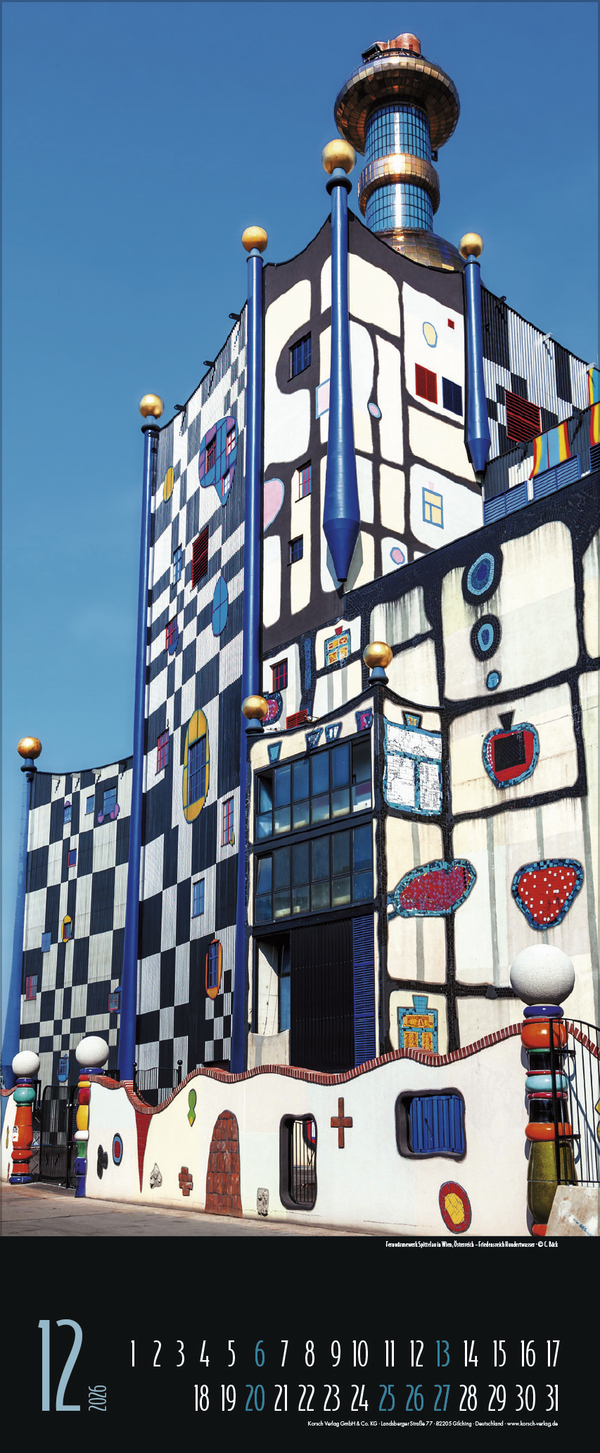 Hundertwasser Architektur 2026, Innenansicht #12