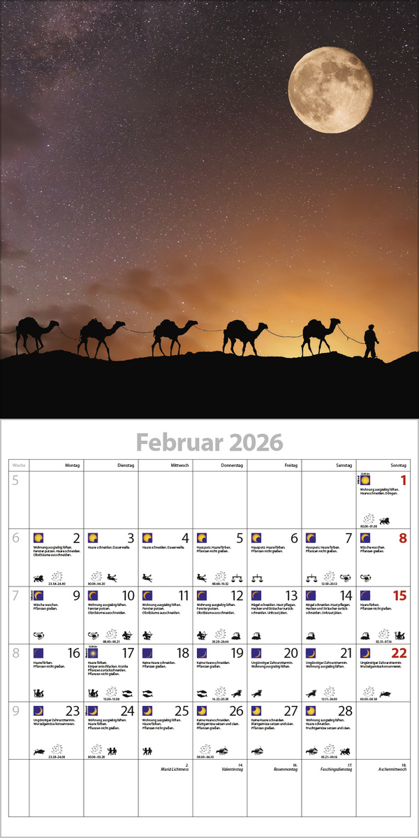 Der gro&szlig;e Mondplaner 2026, Innenansicht #2