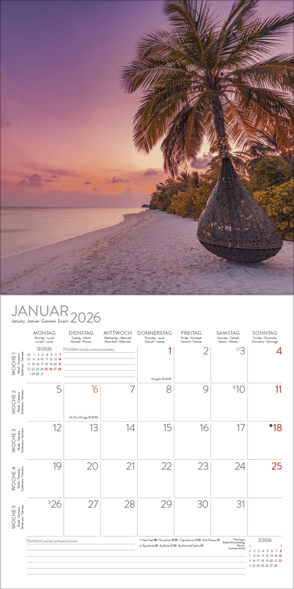 Trauminseln 2026, Innenansicht #1