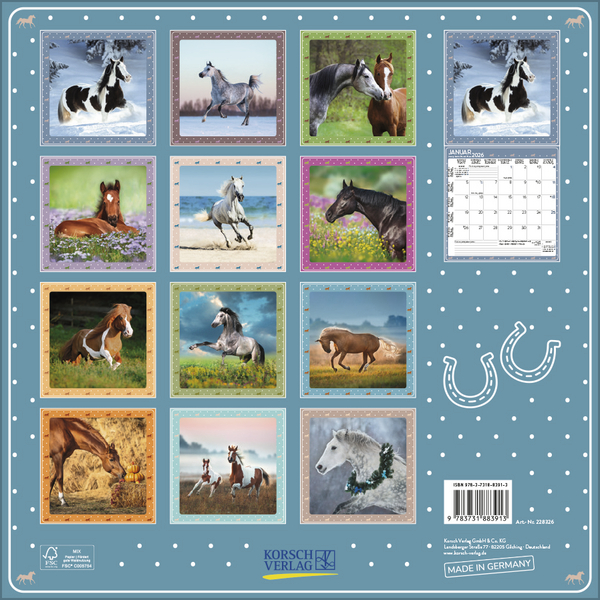 Pferdekalender 2026, Innenansicht #13