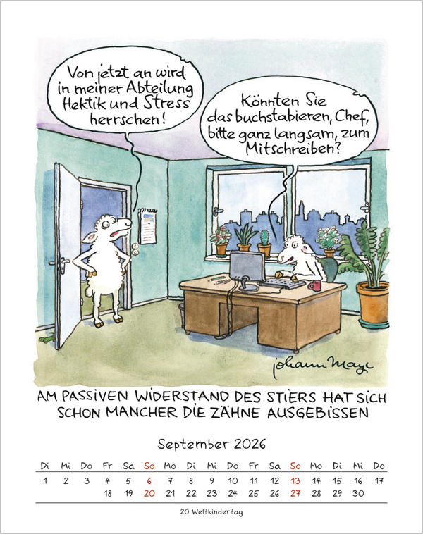 Stier 2026, Innenansicht #9