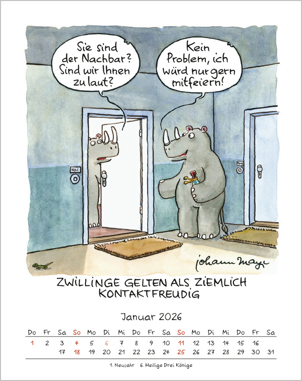 Zwillinge 2026, Innenansicht #1