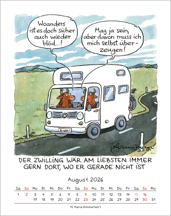 Zwillinge 2026, Innenansicht #8