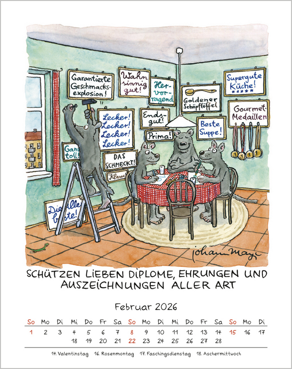 Schütze 2026, Innenansicht #2
