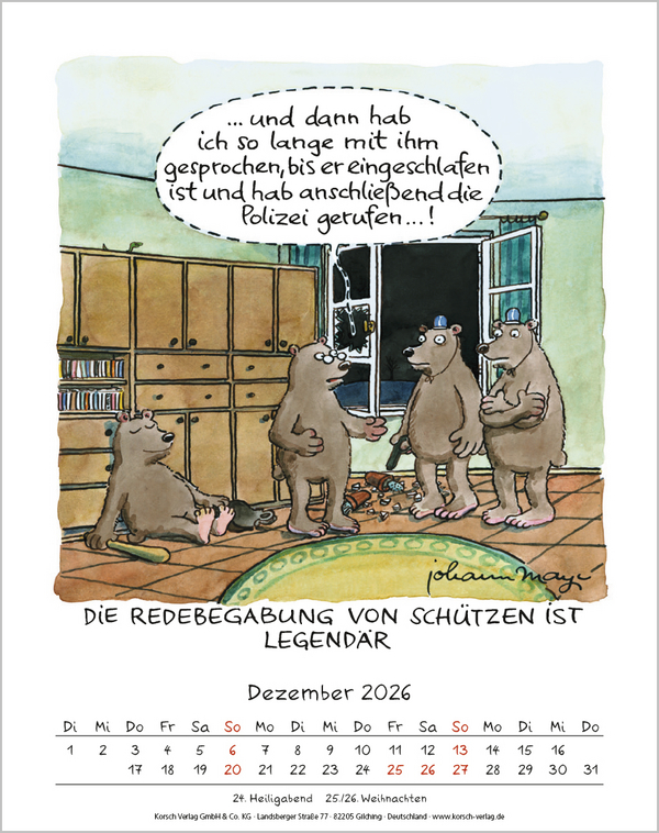 Schütze 2026, Innenansicht #12
