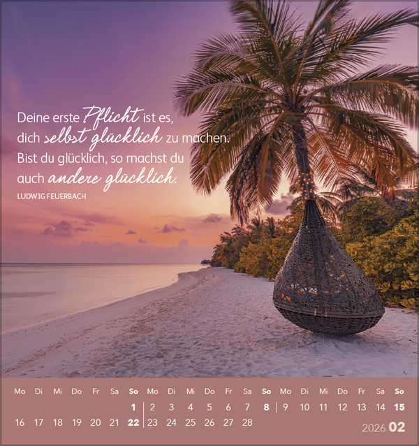 Genieße jeden Augenblick 2026, Innenansicht #2