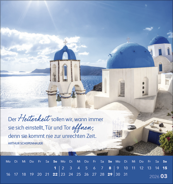 Genieße jeden Augenblick 2026, Innenansicht #3