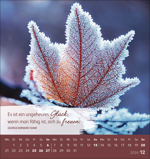 Genieße jeden Augenblick 2026, Innenansicht #12