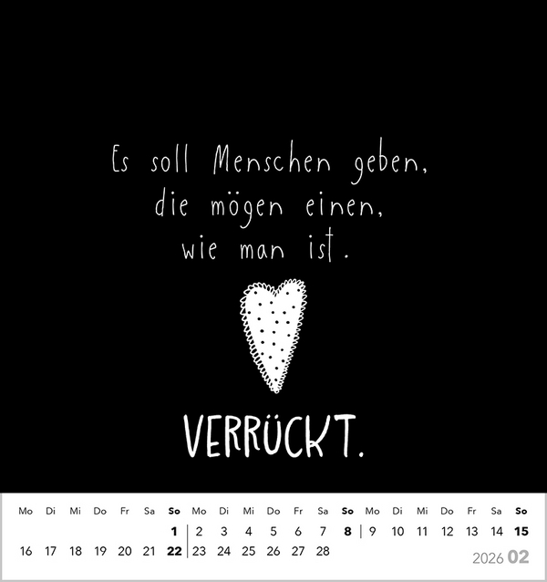 Visual Words Black 2026, Innenansicht #2