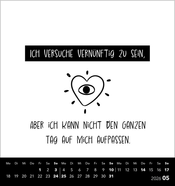 Visual Words Black 2026, Innenansicht #5