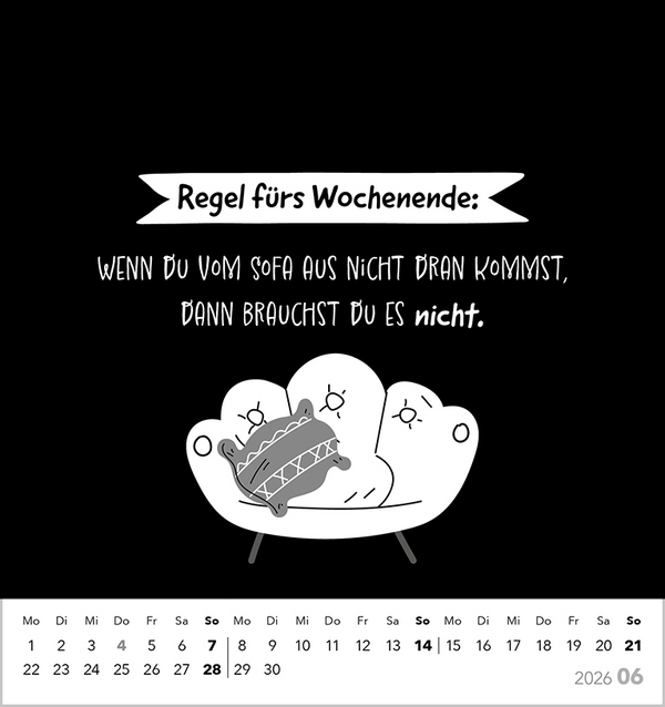 Visual Words Black 2026, Innenansicht #6